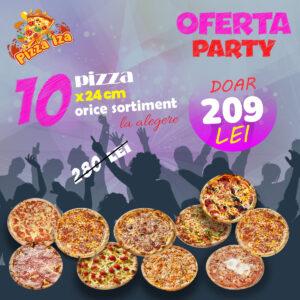 Oferte Pizza Iza oferta party 10 x 24 cm 209 lei 1